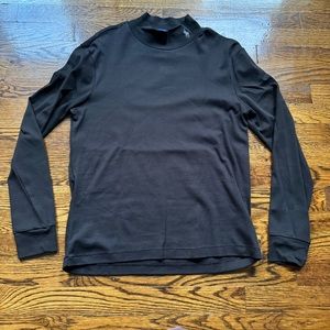 Polo Ralph Lauren Black Mock Neck Long Sleeve Shirt